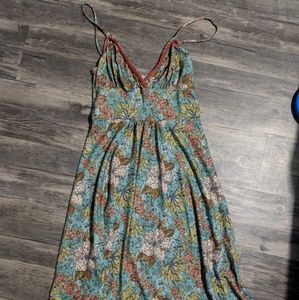 [dELiA*s] Green flower skater dress